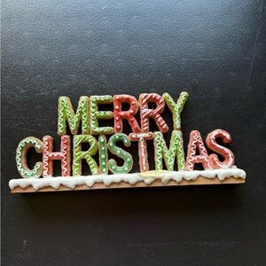 Merry Christmas Sign